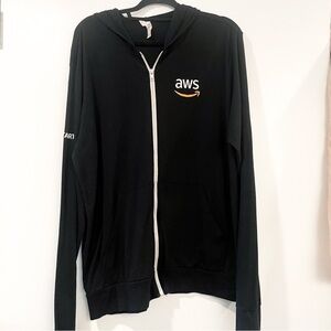 AWS Startup Black Zip-Up Hoodie 2XL